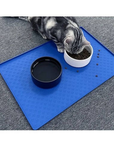 LitterFood™  | Tapis Anti-Débordements pour Repas de Chats 