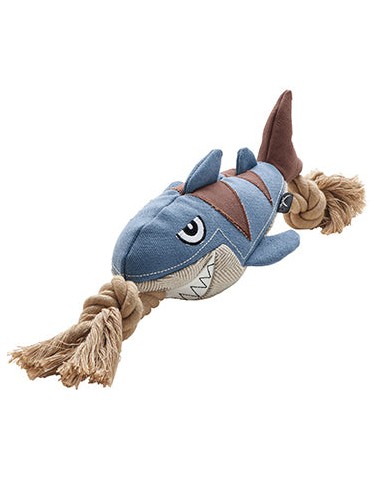 Jouet en corde pour chien Requin 