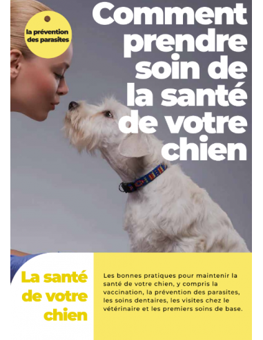 Ebook - Comment prendre soin de la santé de votre chien 