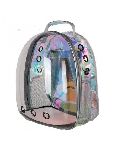 Laser Cat Carrier Bag | Transparent Cat Backpack 